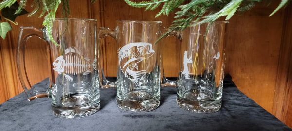 Heavy Duty Sandblast Beer Mugs