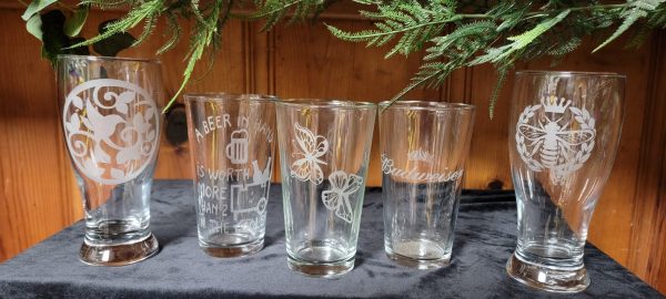 Pint Glasses in Variety of Styles