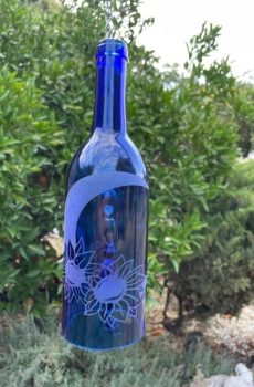 Sunflowers cobalt